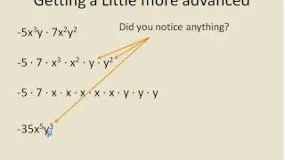 Multiplying Monomials (Simplifying Math)