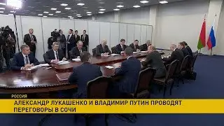 Лукашенко и Путин проводят переговоры в Сочи