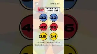 PCSO Lotto Results: P155M Ultra Lotto 6/58, Lotto 6/49, Lotto 6/42, 6D, 3D, 2D | September 10, 2024