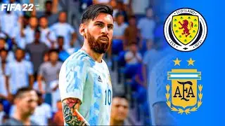 FIFA 22 | 𝗦𝗖𝗢𝗧𝗟𝗔𝗡𝗗 𝗩𝗦 𝗔𝗥𝗚𝗘𝗡𝗧𝗜𝗡𝗔 | World Cup 2022 | 60FPS Gameplay