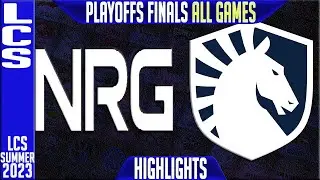 NRG vs TL Highlights ALL GAMES | LCS Summer 2023 Championship Finals | NRG Esports vs Team Liquid