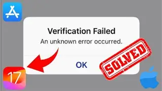 How to fix Verification Failed An unknown error occurred 2024 | Fix apple id verification failed2024