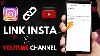 HOW TO ADD INSTAGRAM LINK TO YOUTUBE CHANNEL 2024 ✅