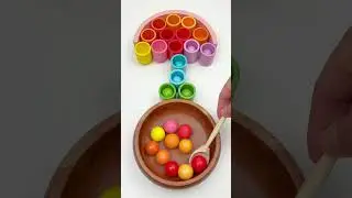 Satisfying Color Sorting ASMR #asmr #satisfying