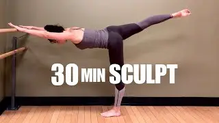 BODYWEIGHT BARRE WORKOUT | 30 Minutes | Full Body | No Equipment