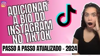 Como Adicionar Instagram no Tiktok | Atualizado