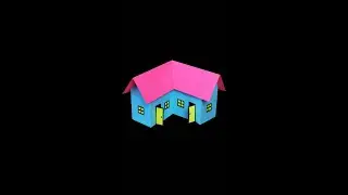 Paper house- paper craft #Shorts