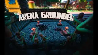 Grounded Arena | Черная Вдова против Огненных муравьев солдат | Black Widow VS Fire Ant Soldier |