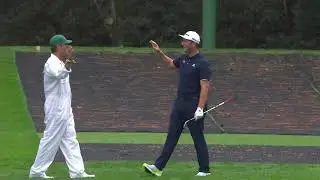 Jon Rahm skips to a hole-in-one on No. 16 | Masters Tuesday