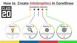 Corel Draw Tutorials For Beginners - Class 20 - How to Create Infographic Design - Bahadur Bhai