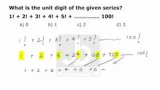 Units digit series| BRAINWIZ online CRT TRAINING | PAVAN JAISWAL |