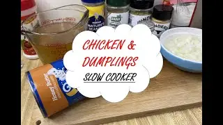 Chicken & Dumplings Easy Buttery Crockpot Dump and Go