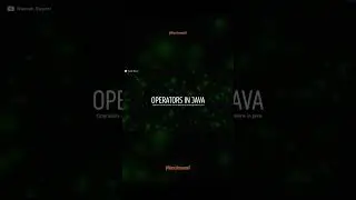 OPERATORS IN JAVA|| NARESH SWAMI