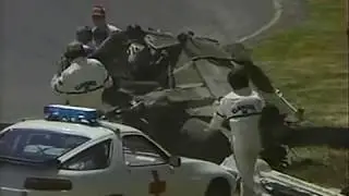 1987 IMSA GTP Bob Wolleck crash at Sears Point