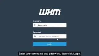 How to login to WebHost Manager?