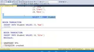 Types of SQL Commands | TCL Commands, DCL Commands and DQL Commands | MSSQL Tutorials For Beginners