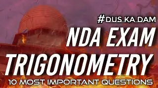 Trigonometry in one shot for Nda exam 🔥 | 10 most important questions for Nda exam | 