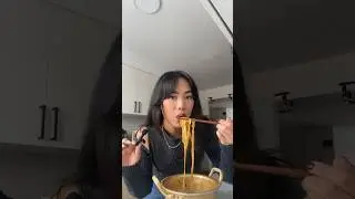 Korean instant PASTA?? #koreanfood #koreafood #ramen #noodles #mukbang #asmr #pasta