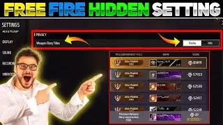 NEW HIDDEN SETTING IN FREE FIRE | FREE FIRE NEW HIDDEN HEADSHOT SETTING | TOTAL GAMING GAMEPLAY