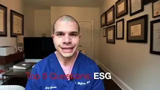 Endoscopic Sleeve Gastroplasty (ESG): Top 5 Questions