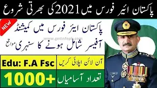 join paf as commissioned officer 2021 - joinpaf.gov.pk jobs