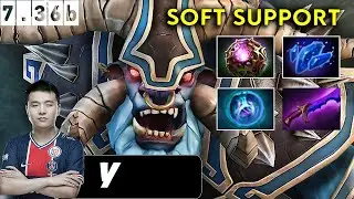 Y'  Spirit Breaker Soft Support - Dota 2 Patch 7.36b Pro Pub Gameplay