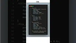 4/100 CSS Animation: Learn How to Create Stunning Flip Card Animations with HTML & CSS 🤩💻🔥