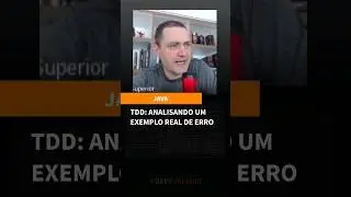 Analisando um exemplo real de erro