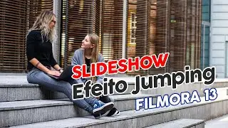 Slideshow Efeito Jumping no Filmora 13 | Movimentos Keyframes