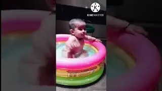Baby girl bathing|#cutebaby #shorts #viral