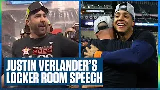 Justin Verlanders EPIC locker room speech after the Houston Astros advance to ALCS | Flippin’ Bats