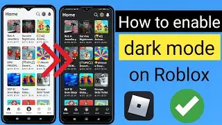 How to Enable Dark Mode on Roblox Mobile New Update How to Enable Dark Mode on Roblox