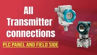 pressure transmitter level transmitter flow transmitter supply & connection in plc instrumentation