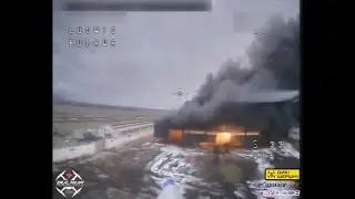 Warehouse Full of Russian Vehicles Destroyed by Drones: BREM-1, T-72 Tanks, BMP-3 and More!