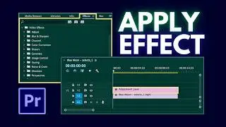 How to Apply Effect in Premiere Pro || Effect Apply on Video