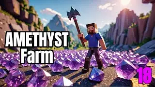 I build an Amethyst Farm in Minecraft