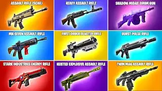 Evolution of All Fortnite Assault Rifles (Chapter 1 Season 1 - Chapter 4 Season 4)