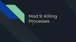 Linux: How to kill a process