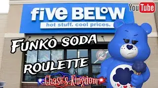 Funko soda roulette with grumpy Bears from five below.