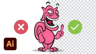 How To Save Image With A Transparent Background In Illustrator CC