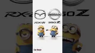 Mazda Rx 8 vs Nissan 350Z minions style funny