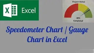 Speedometer Chart / Gauge Chart creation in Excel