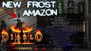 DIABLO 2 RESURRECTED - NEW FROST-MAGE AMAZON!!  (TestRealm)