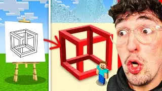 Minecraft, But Any ILLUSION I Paint, Becomes REAL