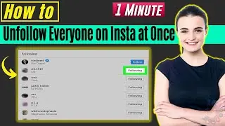 How to unfollow everyone on instagram at once 2024