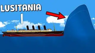 RMS Lusitania VS Tsunami ◉ Floating Sandbox