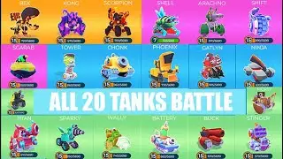 HILLS OF STEEL 2 : ALL 20 TANKS IN BOSS BATTLE