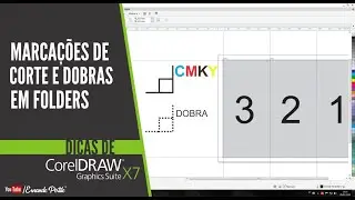 #06 MARCAÇÕES DE CORTE E DOBRAS EM FOLDER - COREL DRAW