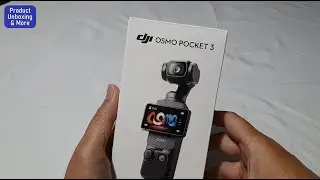 DJI Osmo Pocket 3 camera unboxing and first look