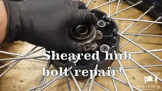 Sheared Wheel Hub Bolts on the cT wheel spline collar, repaired